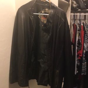 Faux Leather Jacket